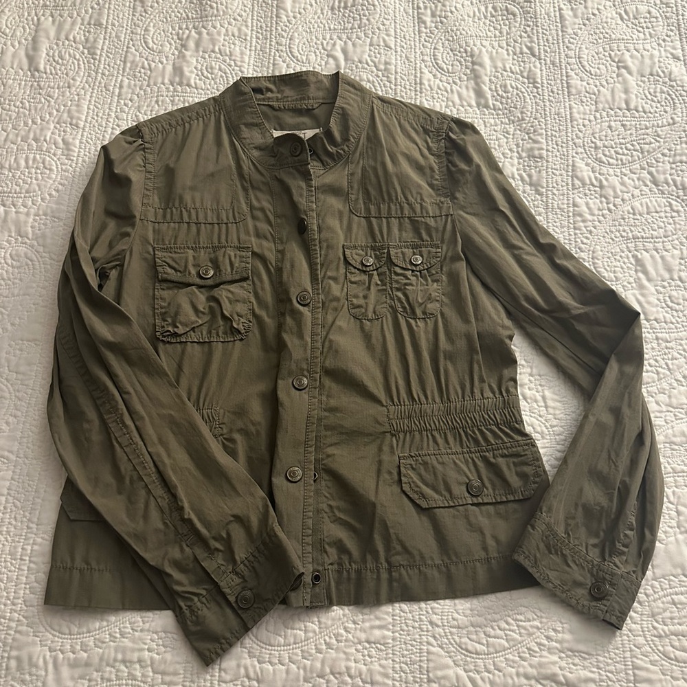 LOFT Green Military Field Jacket